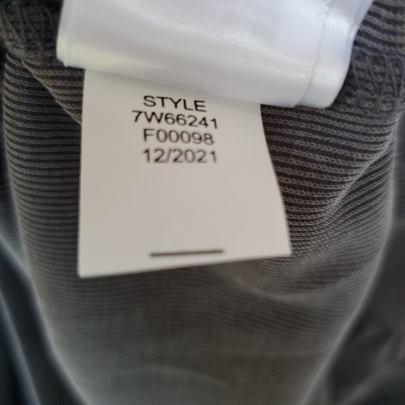 LUCKY Babydoll Tank Top Grey Ribbed  Medium NWOT - Picture 9 of 11